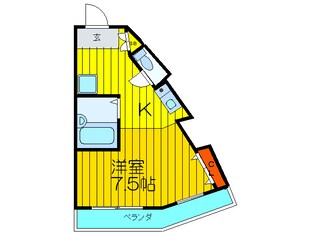 ブロッサムＳＡＮＫＹＯの物件間取画像